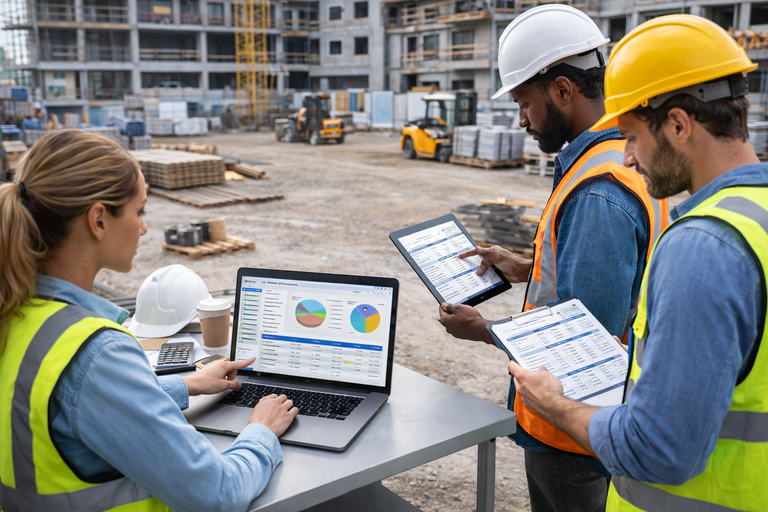 Vendor and subcontractor management system in contracting ERP for project execution