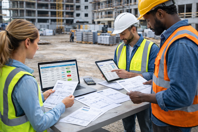 Billing and payment tracking system in contracting ERP for stage-wise invoicing